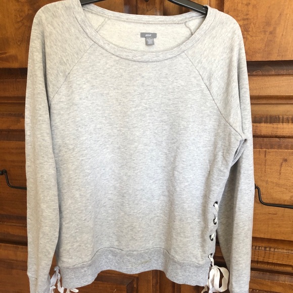 aerie Sweaters - Aerie grey sweater with ties on both side!